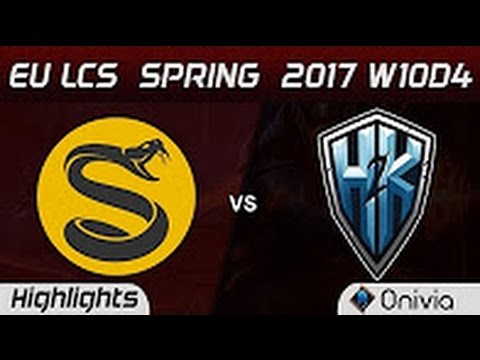 SPY vs H2K Highlights Game 1 EU LCS Spring 2017 W10D4 Splyce vs H2K Gaming