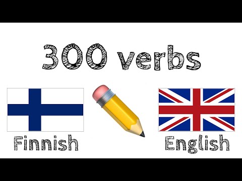 300 verbs + Reading and listening: - Finnish + English - (native speaker)
