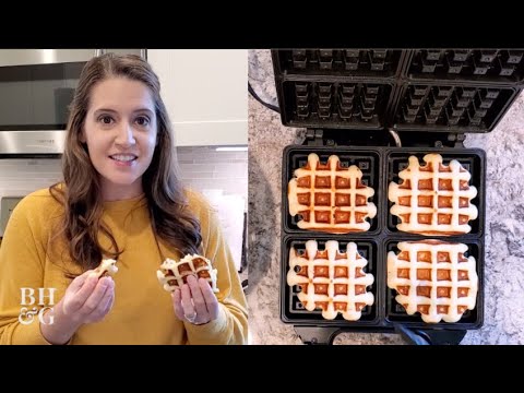 How to Make Belgian Overnight Waffles | Better Homes & Gardens | #StayHome #WithMe