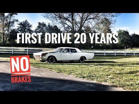 First drive after 20 years 67 Lincoln continental 462 mel