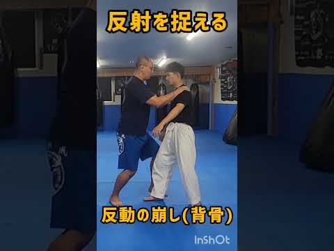 【反動の崩し】　誰でも再現できるしおり式身体操作教室　#short