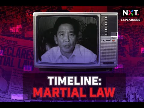 Timeline: Mga nangyari noong Martial Law | NXT