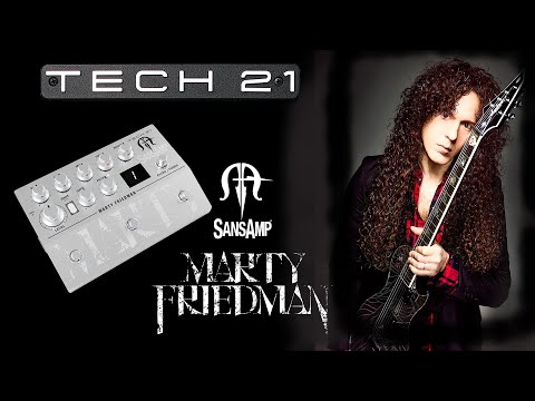 Tech 21 Marty Friedman plays through his new Signature Sans Amp
