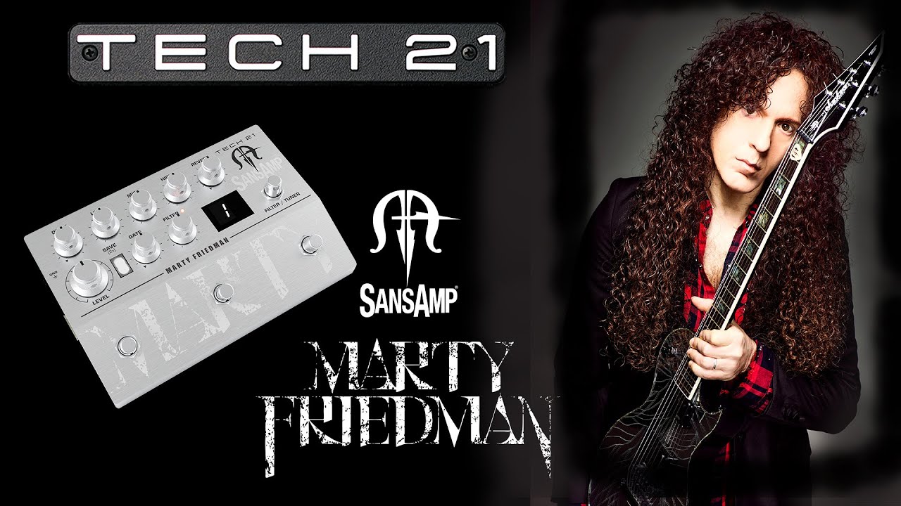 Tech 21 Marty Friedman plays through his new Signature Sans Amp