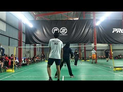 Badminton Mix A Tago Tournament - Bilal / Alia Vs Fairuz / Yusrizal