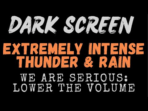 ⚠⚠❗WARNING: LOWER THE SOUND LEVEL | REALLY HEAVY THUNDER AND A LOT MORE RAIN❗⚠⚠