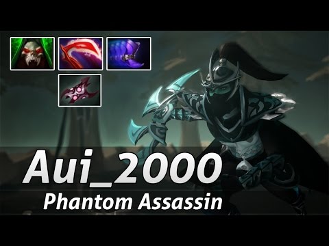 Aui_2000 Pro Phantom Assassin Mid Gameplay - Dota 2 Epic Moments