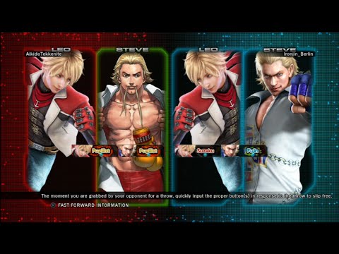 TTT2 Online: Aikido (Steve/Leo) Vs. IronJin (Leo/Steve)
