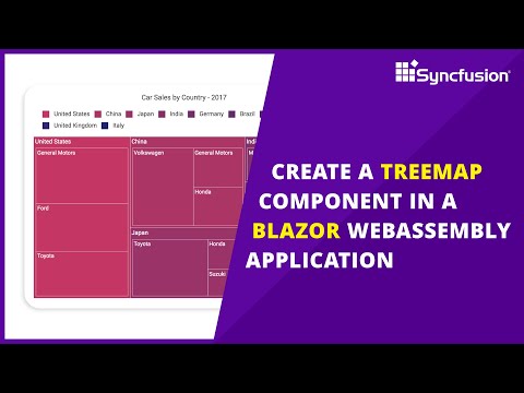 Create a TreeMap Component in a Blazor WebAssembly Application
