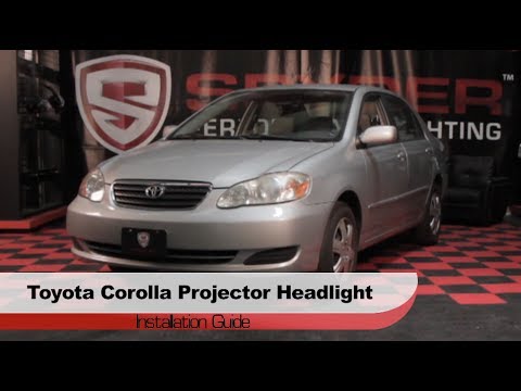 Spyder Auto Installation: 2003-08 Toyota Corolla Projector Headlights
