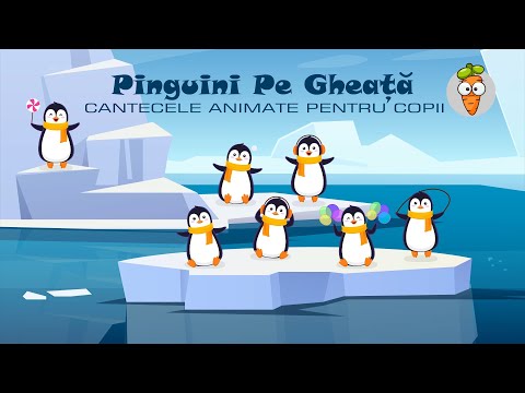 Pinguini Pe Gheata | Cantece pentru Copii | Desene Animate