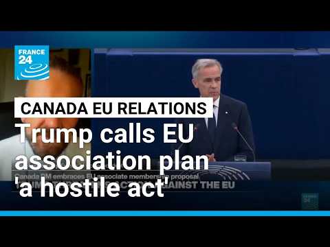 Trump threatens EU over 'hostile' Canada association plan