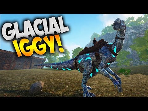 Ark: Survival Evolved  - Glacial Iguanodon (Modded Ark Pugnacia - Ark Volcano Map) Stream Highlights