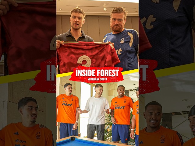 INSIDE FOREST 🌳 - Max Scott joins Nottingham Forest pre-season training camp in Portugal.