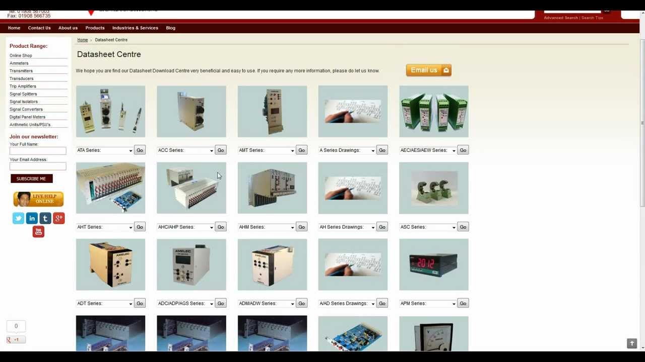 AMELEC Datasheet Download Centre
