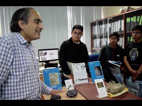 Estudiantes de Universidad Nacional del Altiplano-Puno visitaron el Área de Paleontología INGEMMET 1