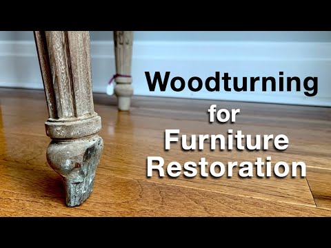 Woodturning for Furniture Restoration and Repair | #woodturning #restoration #howto