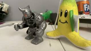 Lego Spyro And Cynder vs Rhino and Banana @Superlegomatt240  Contest Entry