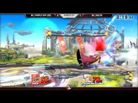 Smash 4 Versus Weekly 11/12/15 - Winners R4 - Purple Guy (Sheik) vs Xaltis (RosaLuma)
