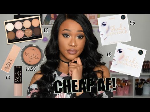 TESTING ASDA/WALMART MAKEUP! EVERYTHING UNDER £5! Video