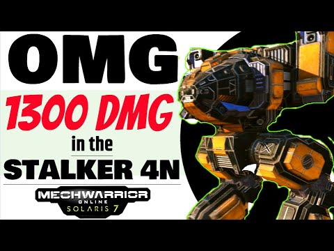 1300 Dmg Stalker 4N build! One of the best Old Assault Mechs