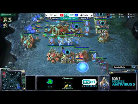 ESET UK Masters Online Qualifier #1 - [P] Pink vs [P] Socke - Map 1