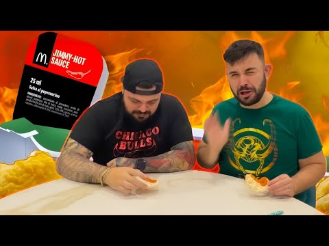 la salsa jimmy hot del mcdonald's è IMPOSSIBILE ! 🌶️🌶️🌶️