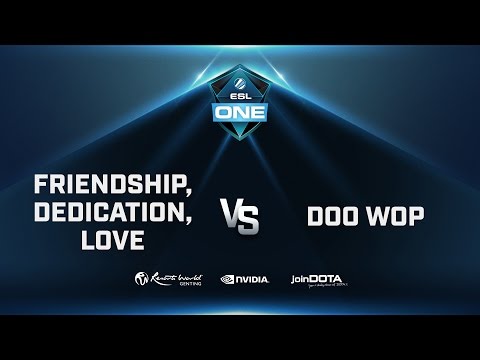 FDL vs Doo Wop Game 1 - ESL One Genting AM Q. - @GarethCasts @NahazDota