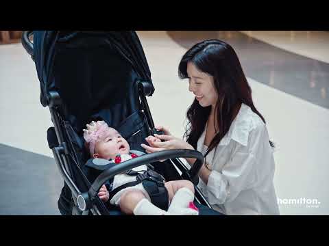 Прогулянкова коляска Hamilton by Yoop XL Dark Grey (65474)