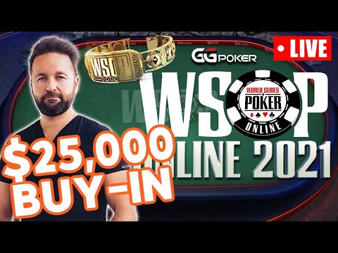 $25,000 HIGH ROLLER!!! GGPoker WSOP 2021 Event #21: High Roller Championship