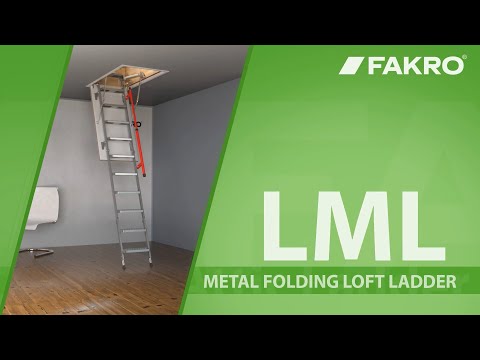 LML Metal Folding Loft Ladder