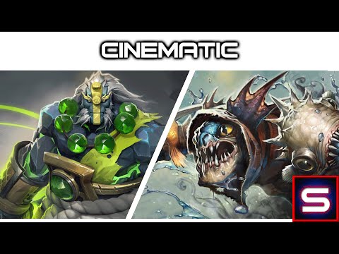 DOTA 2 || CINEMATIC - EARTHSPIRIT & SLARK RAMPAGE