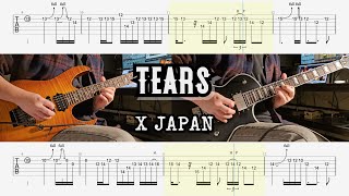 [TAB] X JAPAN - Tears (Guitar Solo with Tabs)