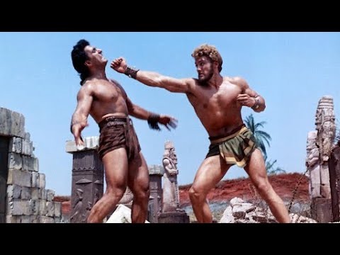 La Batalla de los Héroes Legendarios: Hércules contra Sansón | Duelo de Músculos | Cine Clásico