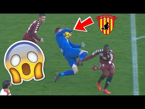 L'INCREDIBILE ESPULSIONE DI BELEC PORTIERE DEL BENEVENTO - TORINO-BENEVENTO 28.01.18