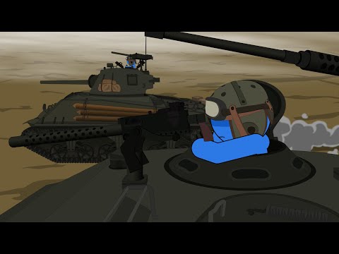 【W-A】Fury Tank Battle Part II Stickman Animation
