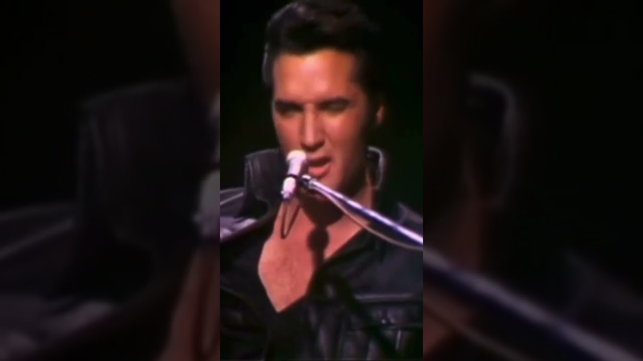 Elvis Presley Talking To Audience In 1968 Comeback Special