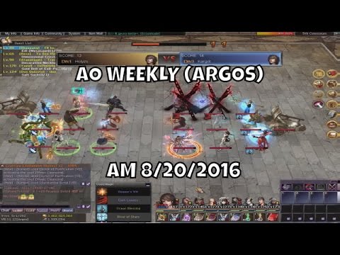 Argos Weekly 2016.08.20 AM Final: Holyz vs. Kargot - Atlantica Online