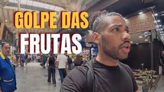 É assim que te tratam no maior mercado de São Paulo #sp #mercadocentral #golpedasfrutas 