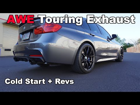 AWE Touring Exhaust on an F30 BMW 335i