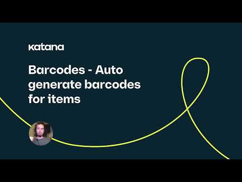 YouTube video about Unlock the Power of Barcodes in Katana: A Step-by-Step Guide