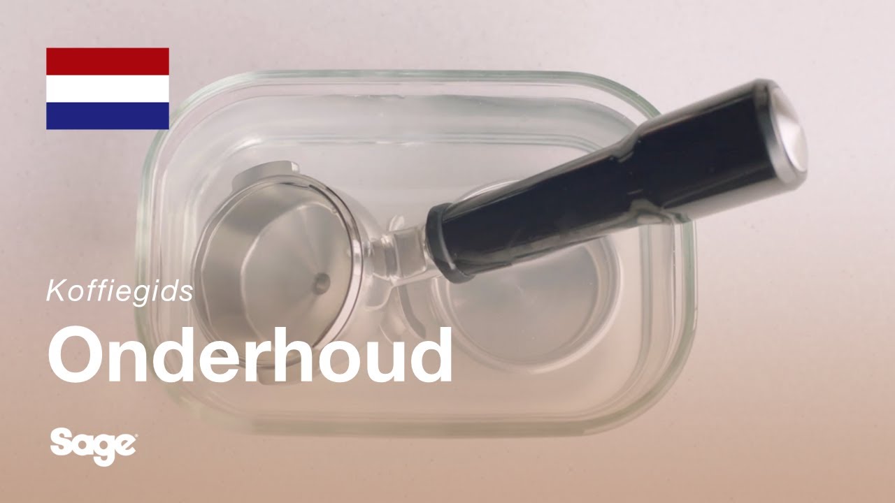 Hoe je het portafilter en de filtermand schoonmaakt