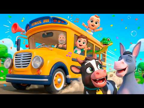 Animal Rescue on the Bus! | Almama - Baby Academy & Nursery Rhymes
