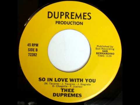 Thee Dupremes - So In Love With You