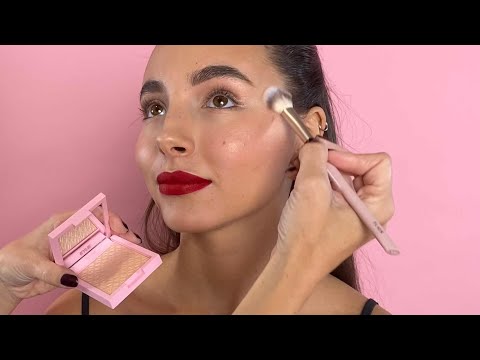 KICKS makeupartist Åsa visar hur du fixar Kylies glammiga look med perfekta röda läppar och massor av glow