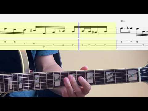 Minor 2-5-1 Bossa Nova, Samba, Jazz Licks (Dm)