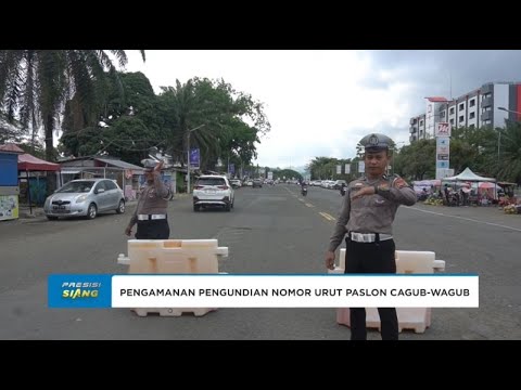 PENGAMANAN PENGUNDIAN NOMOR URUT PASLON CAGUB WAGUB SULBAR