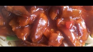 "Babi Pangang Recipe" "Pork Meat with Sweet and Sour Sauce"