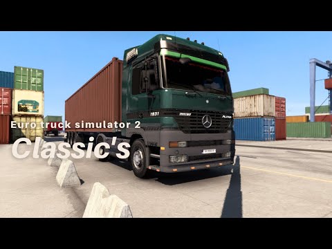 MOD ETS 2 (1.43) Mercedes-Benz Actros MP1 1831Apples Delivery From Tallinn to Rostock