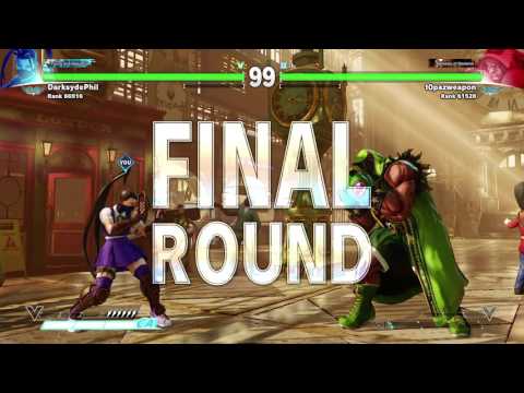 Street Fighter V: Ibuki Online MP pt5 - Mean and Green